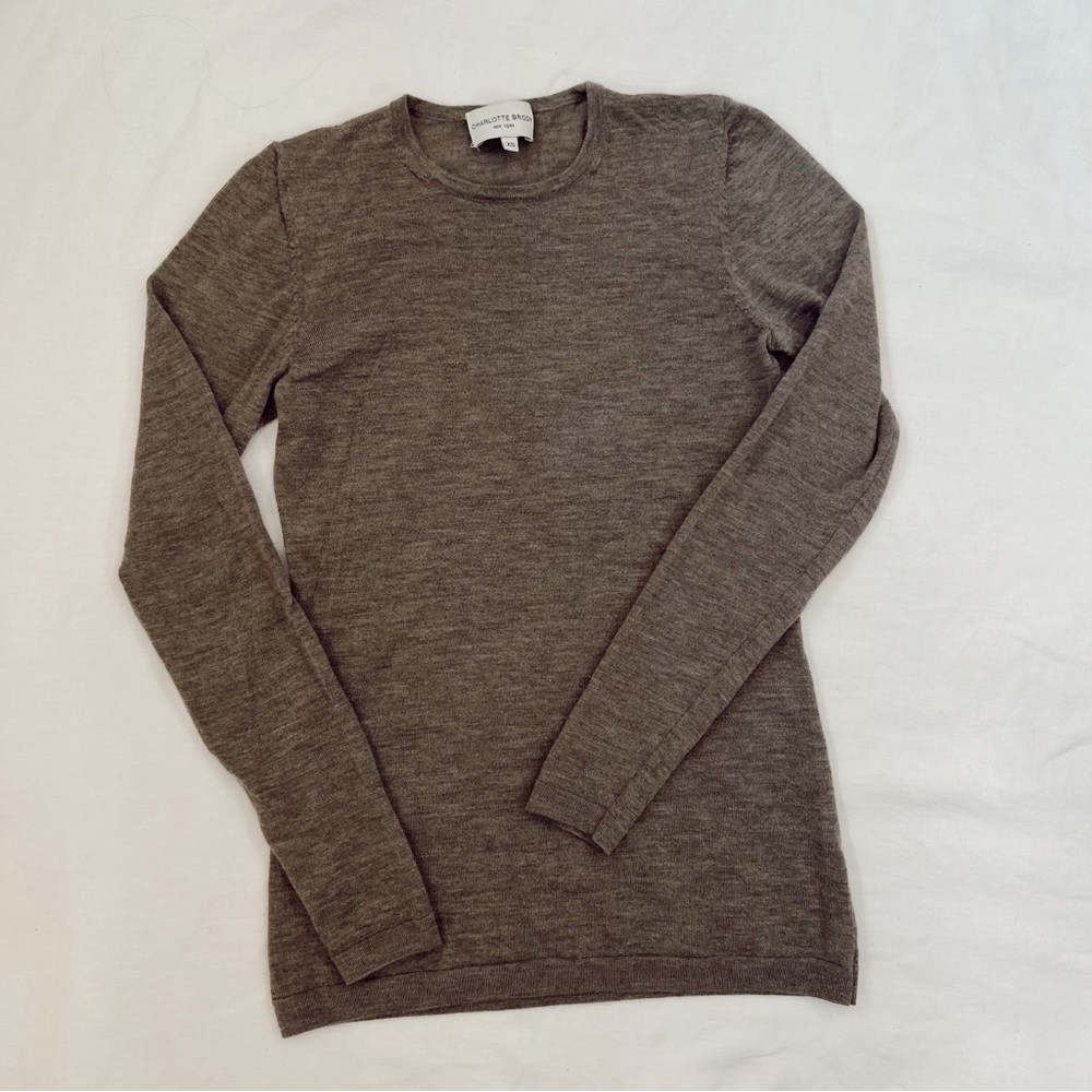 Charlotte‎ Brody Perfect Crewneck Cashmere Sweater